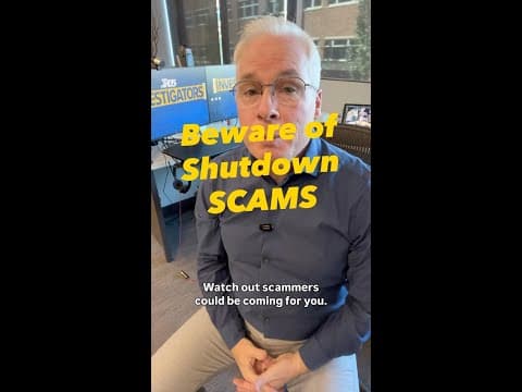 State warns of government shutdown scams