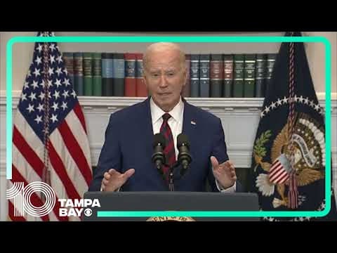 President Biden speaks on Baltimore bridge collapse