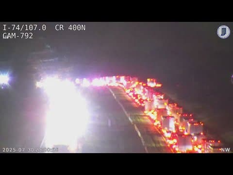 Police investigate deadly crash on I-74 in Shelby County