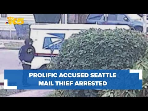 Prolific accused south Seattle mail thief arrested after postal vehicles, keys stolen