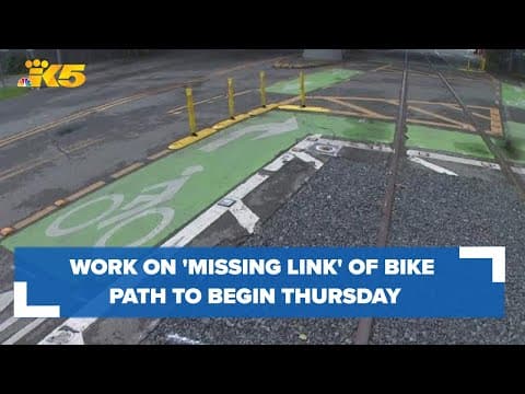 Work on paving dangerous 'missing link' section of Burke-Gilman Trail to begin Thursday