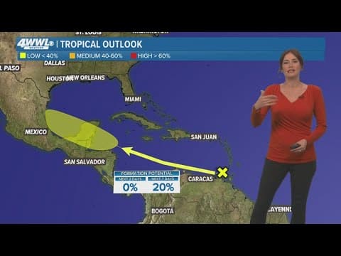 Tuesday, Noon Tropical Update: Tropical wave could develop near Carribean Sea