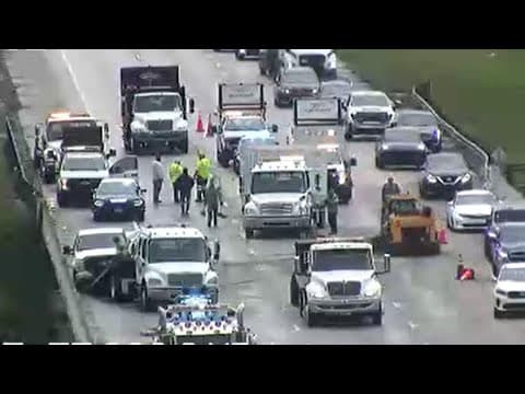 Crash blocks all lanes of traffic on I-75 northbound in Temple Terrace