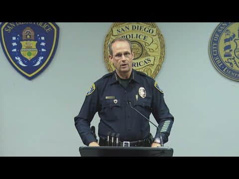 SDPD Chief Nisleit | Investigation is ongoing for suspect who shot San Diego police officer