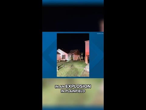 1 seriously injured after explosion damages Plainfield home