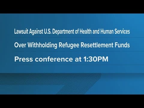 Harris County leaders announce lawsuit against federal government over frozen funds