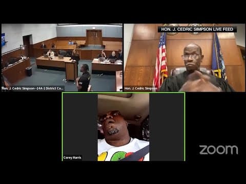 Michigan man with suspended license appears in virtual court hearing while driving