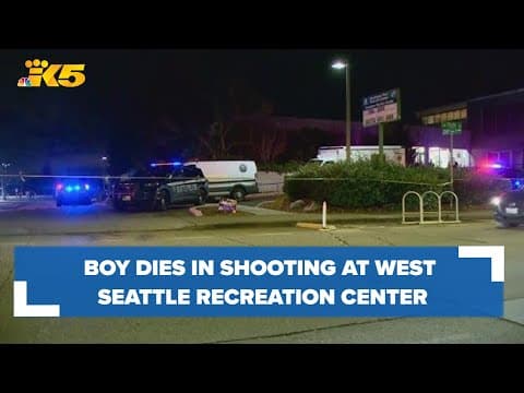 Boy dies in shooting at West Seattle recreation center