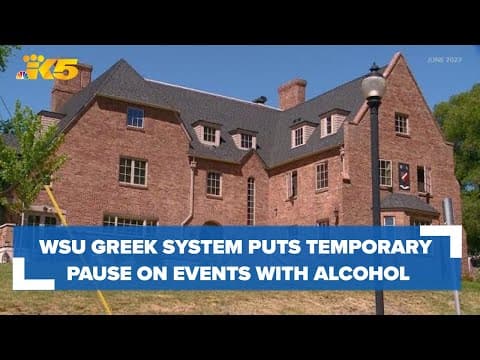 WSU sororities and fraternities put temporary pause on alcohol-related events