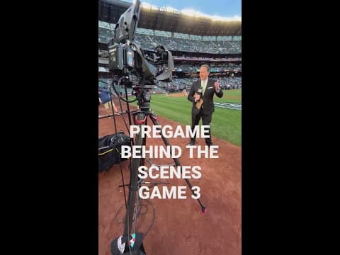 Mariners pregame behind the scenes