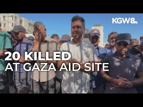 At least 20 killed in crowd crush at Israel, US aid site in Gaza