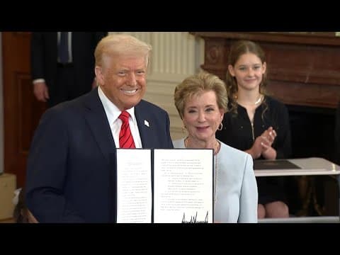 FULL VIDEO: Trump signs executive order dismantling the Education Department (March 20, 2025)