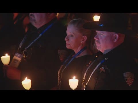 Vigil held for fallen law enforcement officers