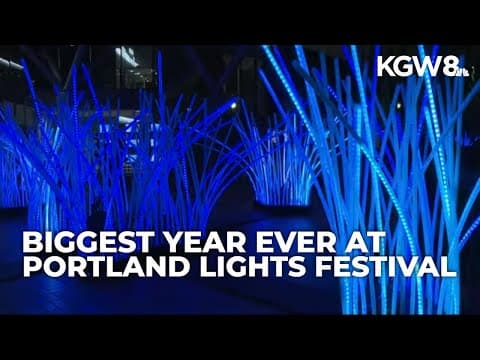 Hundreds of displays to brighten Portland for Winter Light Festival