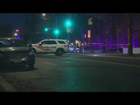 Car hits person near National Cathedral in Northwest DC