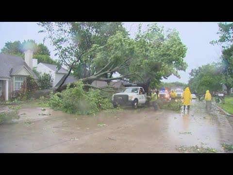 How did City of Dallas debris cleanup from 2024 springtime storms compare to previous efforts?