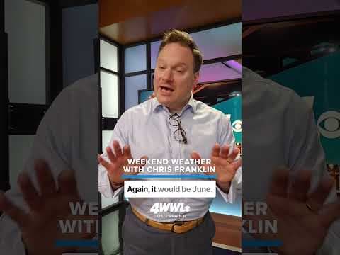 A potential cold front for next week. WWL Louisiana Weather for Friday, May 31st.