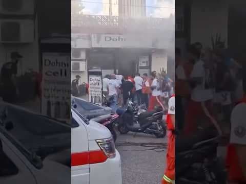 Pager, walkie talkie explosions in Lebanon kill dozens