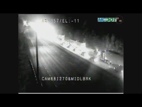 Officer hit by car on I-270 NB in serious condition