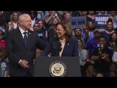 Harris and Walz make their joint debut in Philadelphia as the 2024 Democratic ticket