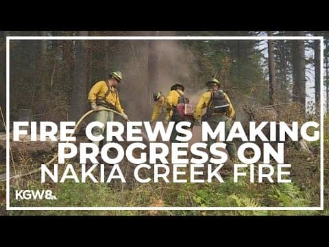 Fire crews make progress containing Nakia Creek Fire after weekend breakout