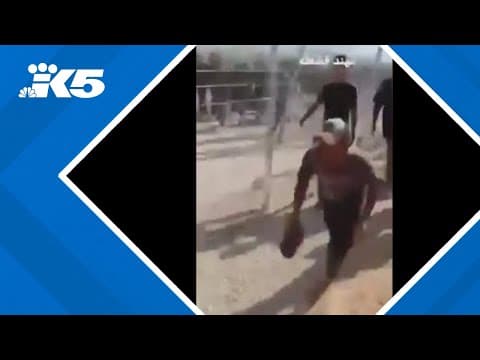 One person killed in chaos at Gaza aid site