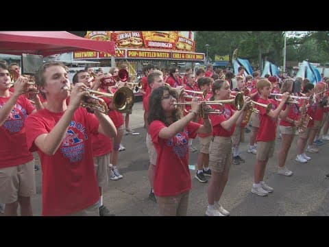 Armstrong High School Band drops by KARE 11 Barn