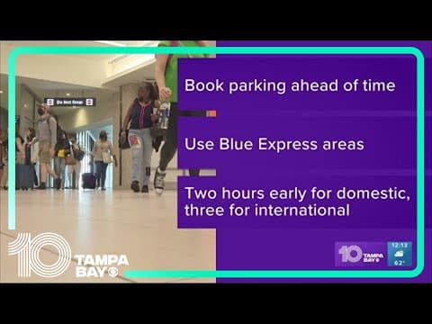 Tampa airport expects 80K passengers each day during Christmas holiday