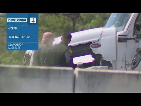 Suspects wanted in deadly Texas bus crash