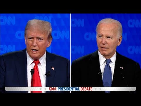 First 2024 Biden-Trump Debate: Trump says Biden might be convict, Biden jabs Trump's pornstar issues