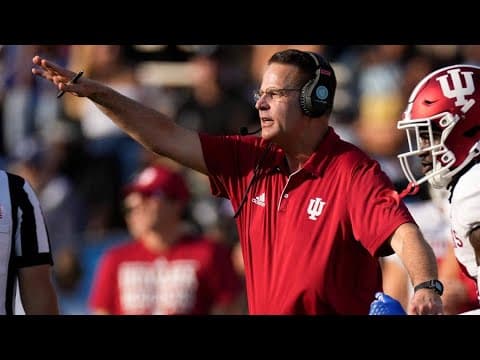 New IU football coach sent email to students to support undefeated Hoosiers in lousy weather