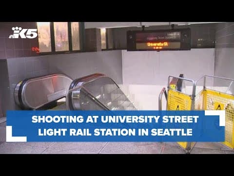 Shooting at University Street light rail station in Seattle