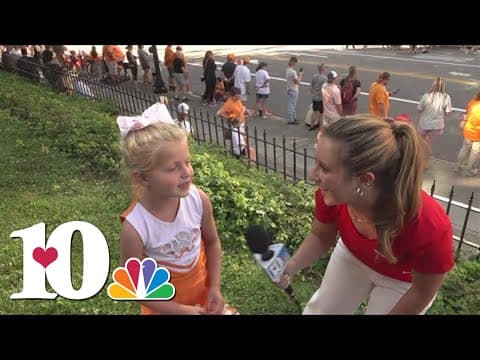 Five-year-old Hensley joins Knoxville in celebrating Tennessee baseball