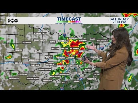 DFW Weather: Latest forecast and timeline for weekend rain chances in North Texas