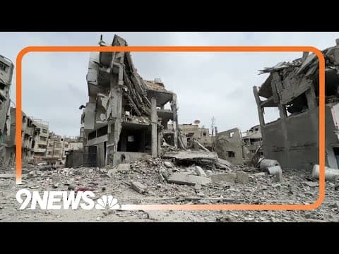 Aftermath of Airstrike in Gaza City