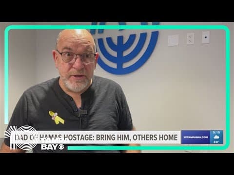 Father of a Hamas hostage: 'Humanity has to prevail'