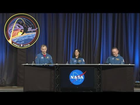 Butch Wilmore speaks on Starliner issues during conference