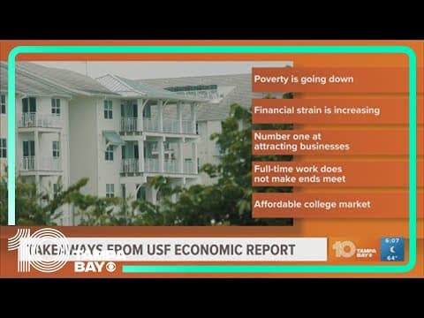 USF economic report shows financial stress increasing in Tampa Bay