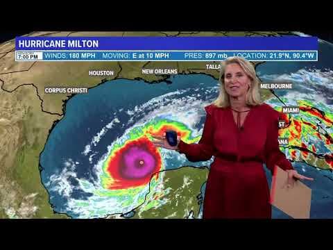 TRACKING HURRICANE MILTON: Storm intensifies, nears Florida