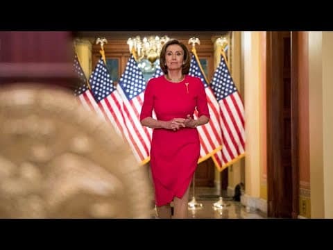 Nancy Pelosi announcing her 'future plans' in the House