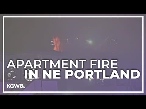 Apartment fire near Lloyd Center damages at least 5 units