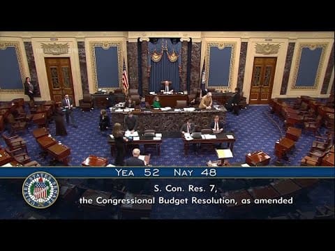 Senate Republicans approve budget framework, pushing past Democratic objections after all-night vote