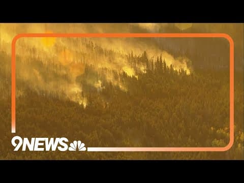 RAW: Pearl Fire forcing wildfire evacuations in Larimer County, Colorado
