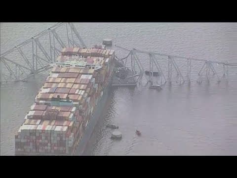 Baltimore bridge demolition set for Monday after lightning prompted reschedule