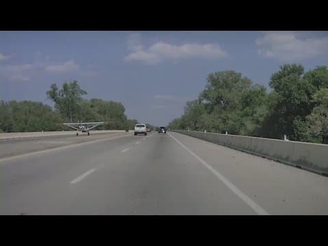 Small plane makes emergency landing on Loop 12 in Dallas, officials say