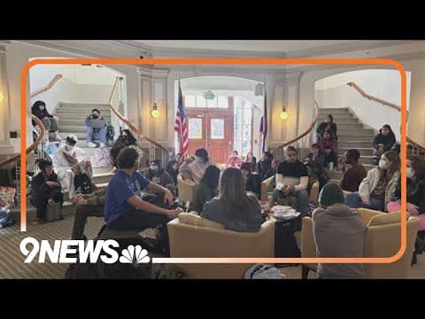 Students organized sit-in at CSU's admin building on campus