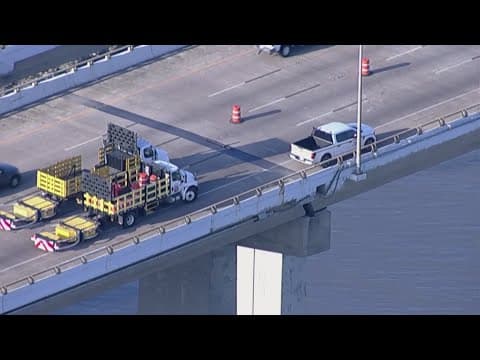 'Emergency repairs' underway at Fred Hartman Bridge in Baytown