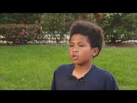 Boy, 10, saves infant niece from apartment fire in College Area