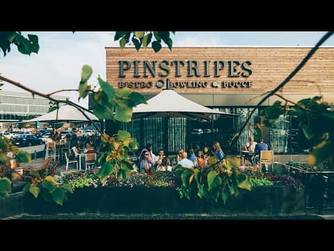 Pinstripes uniquely combines a from-scratch Italian/American bistro with the timeless games of bowli