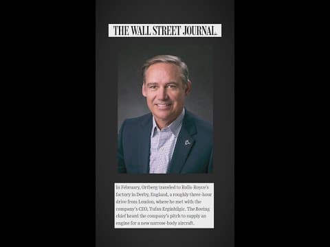 Possible new Boeing jet in the works, report states